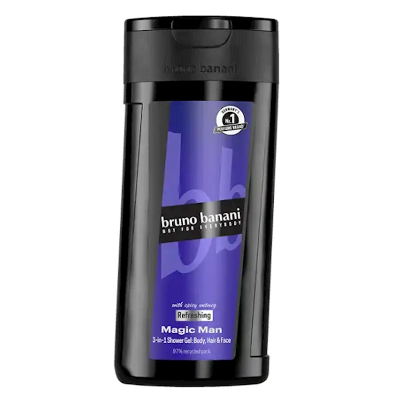 Гель для душа Bruno Banani Magic Man 3в1, 250 мл Гель для душа Bruno Banani Magic Man 3в1, 250 мл