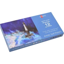 Набор сухой пастели Santi Sea Colours 353273, 12 цветов