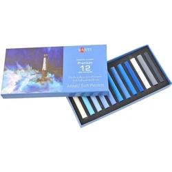 Набор сухой пастели Santi Sea Colours 353273, 12 цветов
