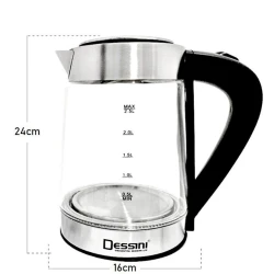 Электрочайник с заварником Dessini 2377 Электрочайник с заварником Dessini 2377