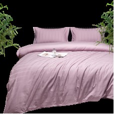 Yataq dəsti Narlı Exclusive Narlı 000761, yorğan üzü 200x220 sm, mələfə 240x260 sm, 2 əd yastıq üzü 50x70 sm, ikinəfərlik, lüks satin, çəhrayı