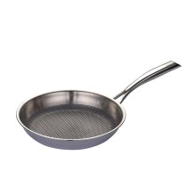 Tava Gipfel Melania 0390, 24 sm, paslanmayan polad, üçqatlı yapışmayan örtük, qara