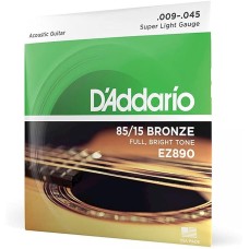 Akustik gitara üçün simlər dəsti D’Addario 009-045 EZ890