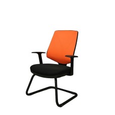 Ofis üçün kreslo Casella Bella 012 New File 03, 101х50 sm, narıncı