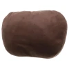 Подушка-подголовник 1210, замша, коричневая, 29x19 см