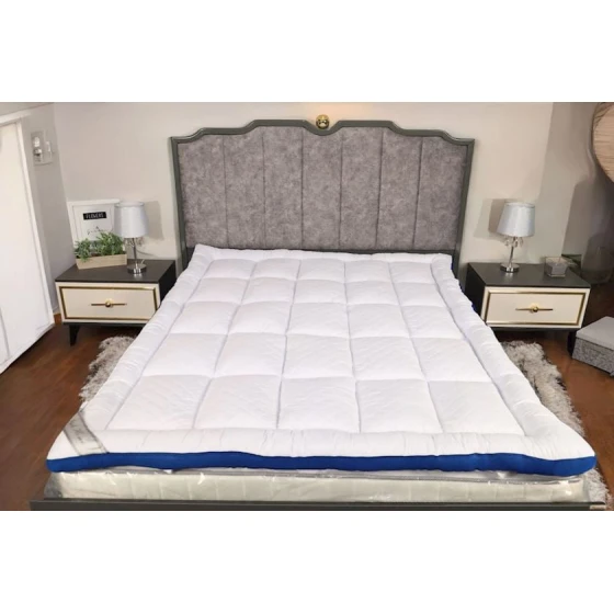 Наматрасник Luxe Cotton Lu-xe-000674, 180x200 см, двуспальный, бамбук, белый