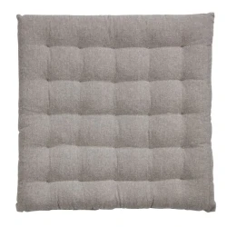 Подушка для стула JYSK Elvesnelle 40x40x4 см, хлопок, стеганый, серый