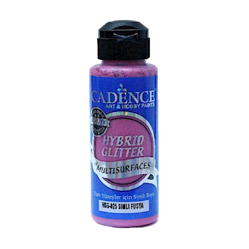 Краска с блестками Cadence Hybrid Glitter HSG-025 Fuchsia 120 мл