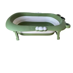 Детская ванна 6852444, белый/зеленый Детская ванна 6852444, белый/зеленый