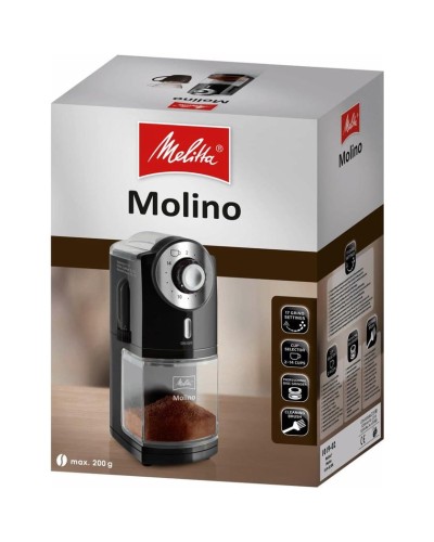 Электрическая кофемолка Melitta Molino 1019-02, черный
