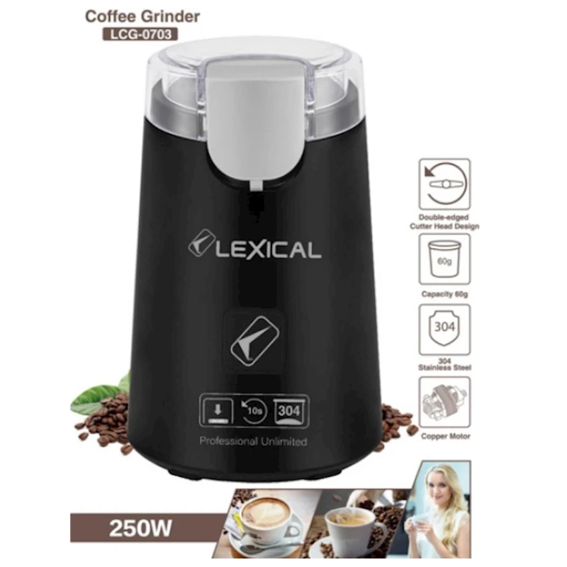 Кофемолка Lexical LCG-0703 Black