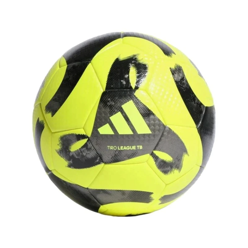 Футбольный мяч Adidas Tiro League TB HZ1295, полиуретан, желтый/черный, размер 5