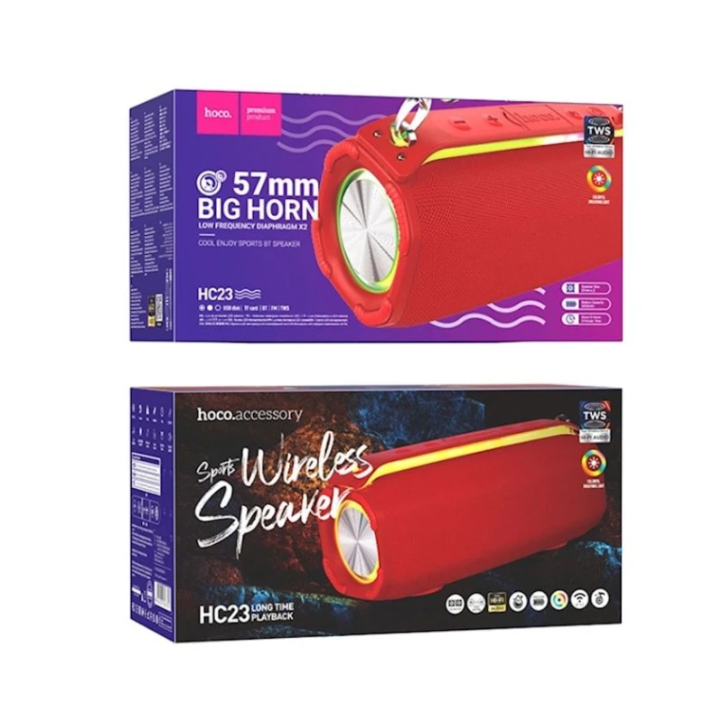 Портативная колонка Hoco HC23 Rick Red Портативная колонка Hoco HC23 Rick Red