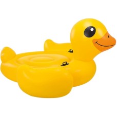Şişmə sal Intex Mega Yellow Duck Island 221x221x109 sm, sarı