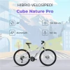 Велосипед Cube Nature Pro 645150, белый/серый, XS trapeze Велосипед Cube Nature Pro 645150, белый/серый, XS trapeze