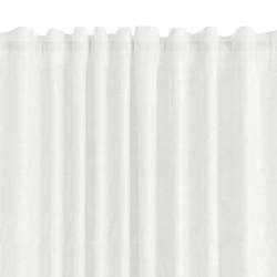 Штора JYSK Boren, 140x245 см, полиэстер, белый Штора JYSK Boren, 140x245 см, полиэстер, белый