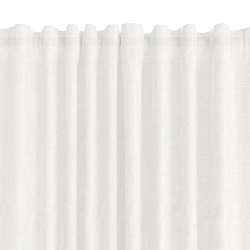 Штора JYSK Boren, 140x245 см, полиэстер, белый Штора JYSK Boren, 140x245 см, полиэстер, белый