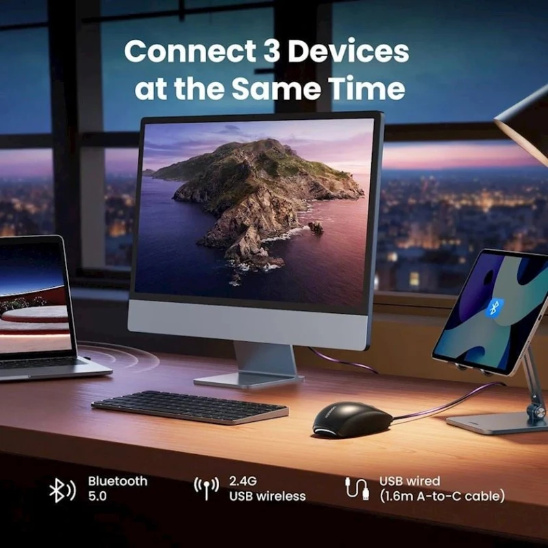 Беспроводная мышь Ugreen MU103 Black Беспроводная мышь Ugreen MU103 Black