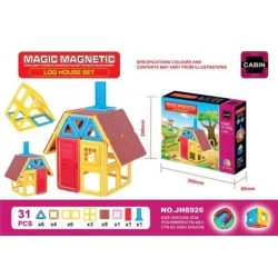 Магнитный конструктор Magic Magnetic JH8926, 3+ года, 31 элемент