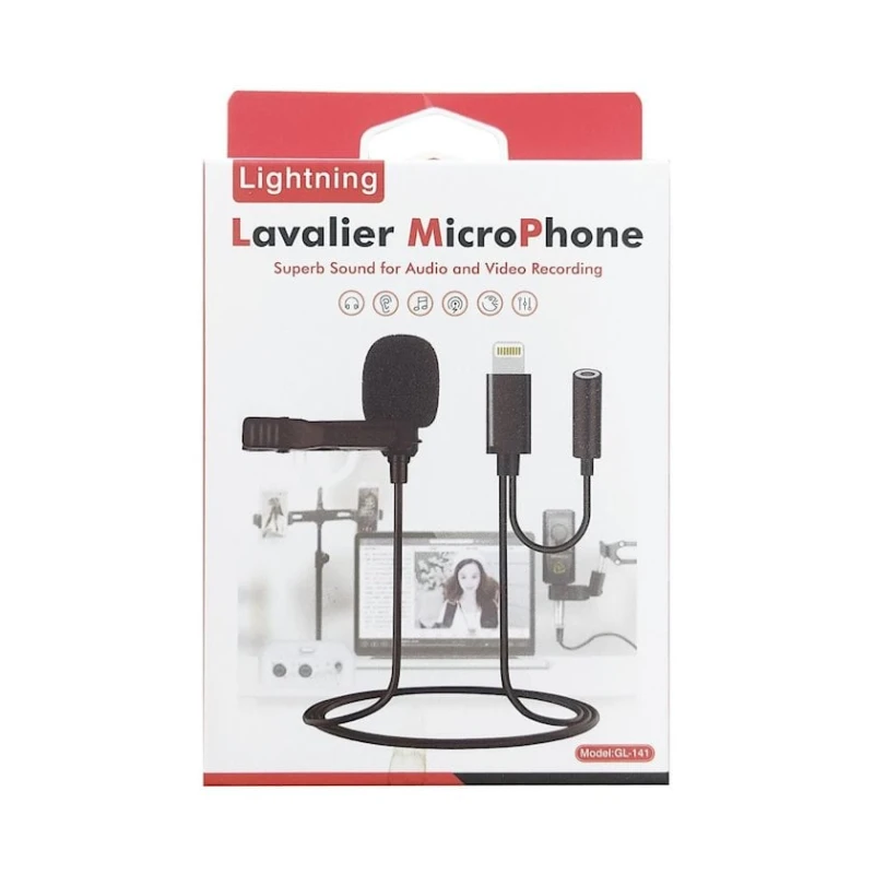 Микрофон Lavalier GL-141 Lightning Микрофон Lavalier GL-141 Lightning