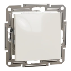 Выключатель Schneider Electric Asfora EPH0570123, бежевый, 7.1х7.1 см