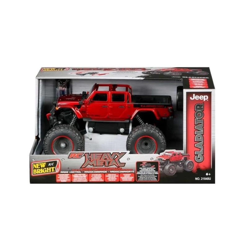 Radio ilə idarə olunan yolsuzluq avtomobili New Bright Jeep Gladiator Heavy Metal Radio ilə idarə olunan yolsuzluq avtomobili New Bright Jeep Gladiator Heavy Metal