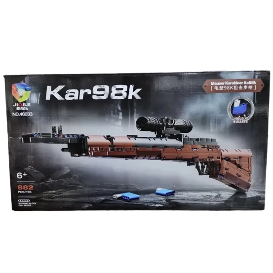 Konstruktor Jiqile Kar98k 46033, 6+ yaş, 882 element Konstruktor Jiqile Kar98k 46033, 6+ yaş, 882 element