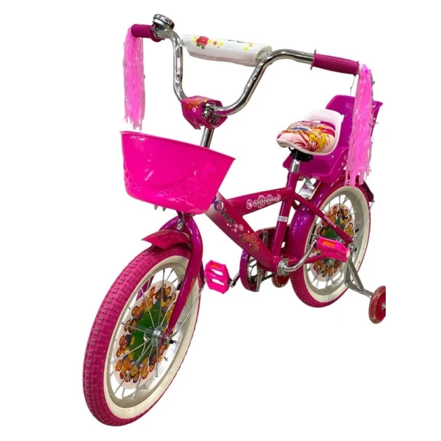 Uşaq velosipedi Lucky Kids Winx, çəhrayı