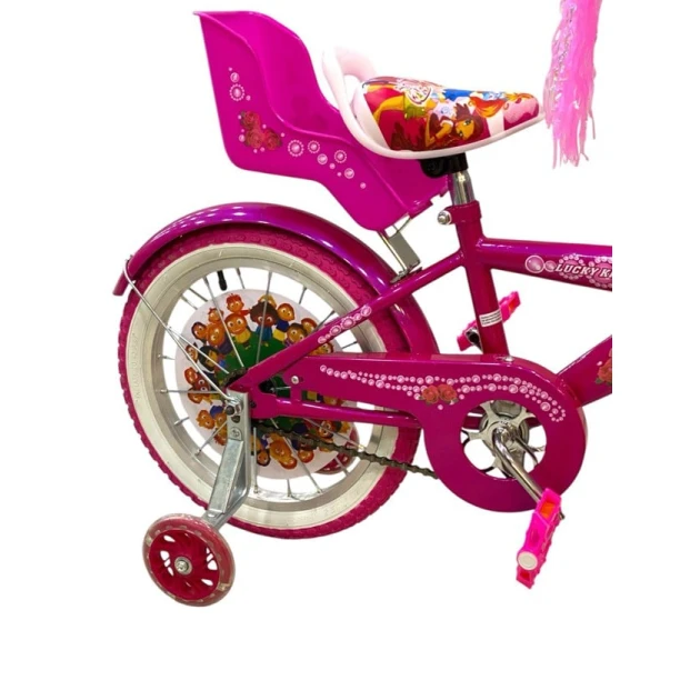 Uşaq velosipedi Lucky Kids Winx, çəhrayı