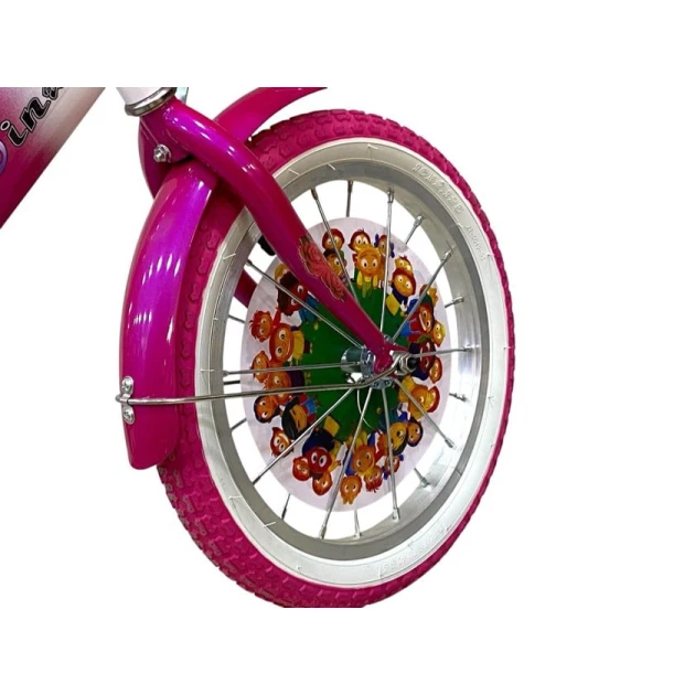 Uşaq velosipedi Lucky Kids Winx, çəhrayı