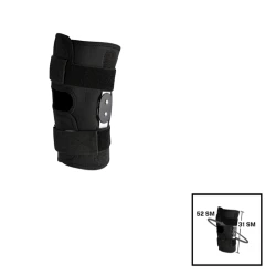 Наколенник с железной опорой Sibote 202022000034, 52х31 см, черный