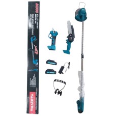 Bağban qayçısı Makota TM-S28 LI-26V, elektrik, 30 mm maksimum diametr, 2 ədəd akkumulyator, polad tiyə - Makota_TM107_BC150B_2in1_S110V