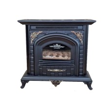 Soba-kamin Behkaran JK-30-1009, qara