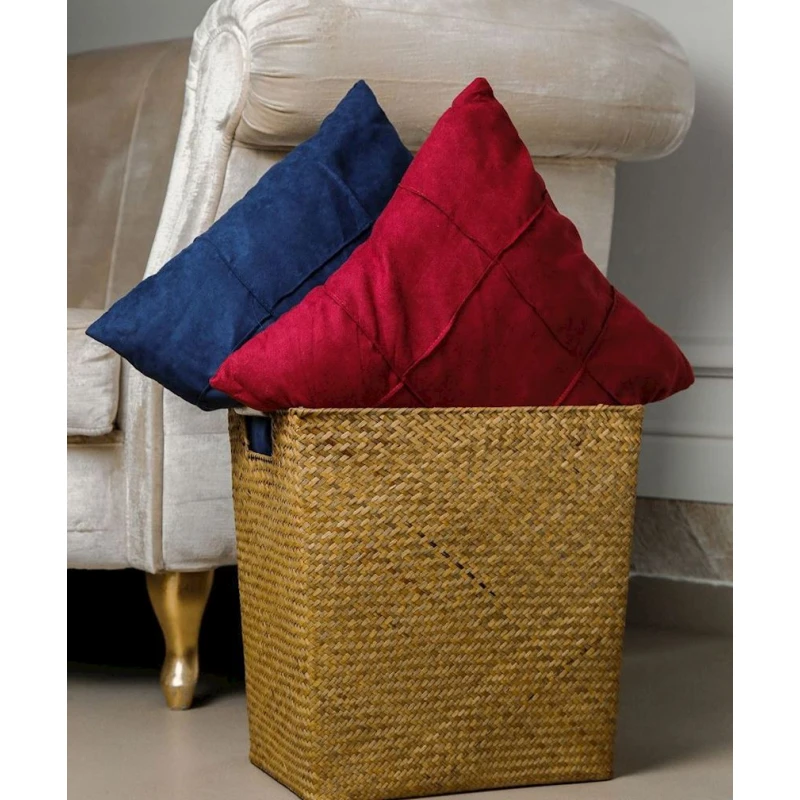 Корзина плетеная Hom-me 101721, 53x43 см, коричневая