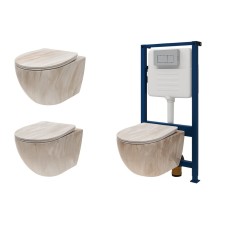 Unitaz komplekt Caesar Asma 1190 J / İnstalyasiya Dəsti