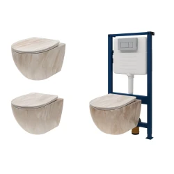 Unitaz komplekt Caesar Asma 1190 J / İnstalyasiya Dəsti