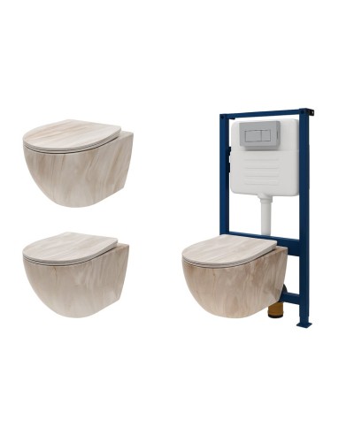 Unitaz komplekt Caesar Asma 1190 J / İnstalyasiya Dəsti