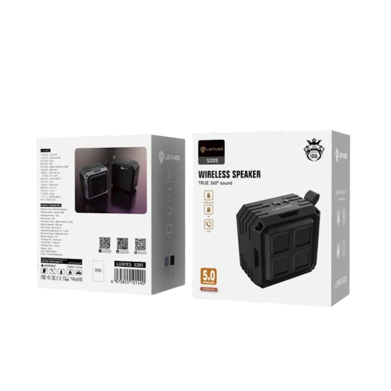 Портативная колонка Lenyes S205 Black Портативная колонка Lenyes S205 Black