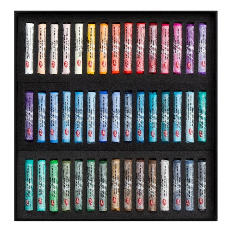 Bədii pastel dəsti Невская палитра Мастер-Класс, 45 rəng