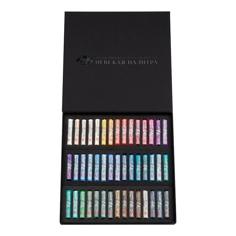Bədii pastel dəsti Невская палитра Мастер-Класс, 45 rəng
