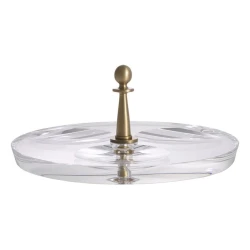 Sini Eichholtz Krone, 26x11 sm, şüşə/bürünc, şəffaf