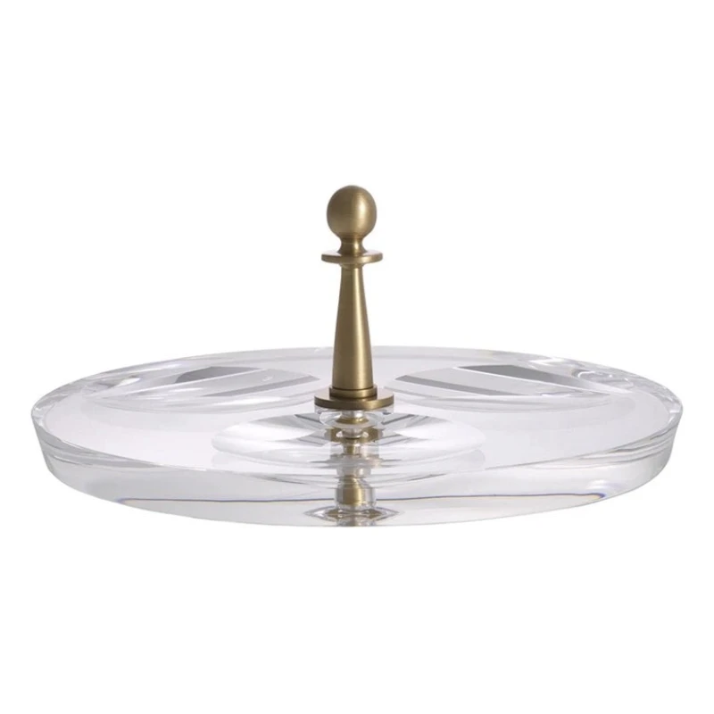 Sini Eichholtz Krone, 26x11 sm, şüşə/bürünc, şəffaf