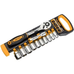 Набор торцевых головок с трещоткой Tolsen, 3/8