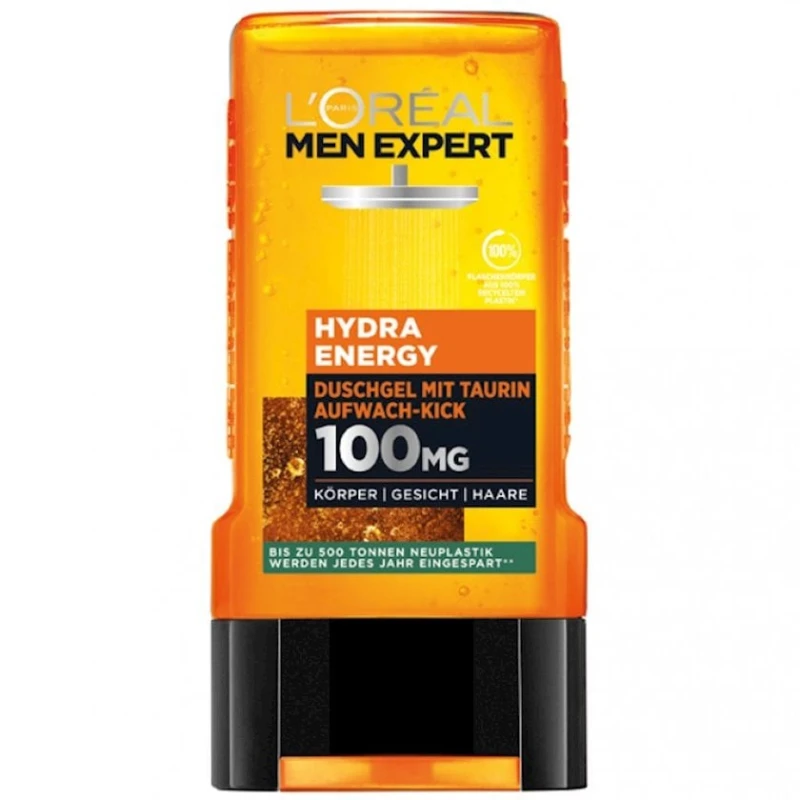 Duş geli L'Oréal Paris Men Expert Shower Gel Hydra Energy kişilər üçün 250 ml Duş geli L'Oréal Paris Men Expert Shower Gel Hydra Energy kişilər üçün 250 ml