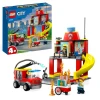 Конструктор LEGO City Fire Station and Fire Truck 60375, 4+ лет, 153 элементов