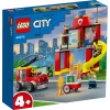 Конструктор LEGO City Fire Station and Fire Truck 60375, 4+ лет, 153 элементов
