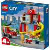 Конструктор LEGO City Fire Station and Fire Truck 60375, 4+ лет, 153 элементов