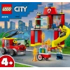 Конструктор LEGO City Fire Station and Fire Truck 60375, 4+ лет, 153 элементов