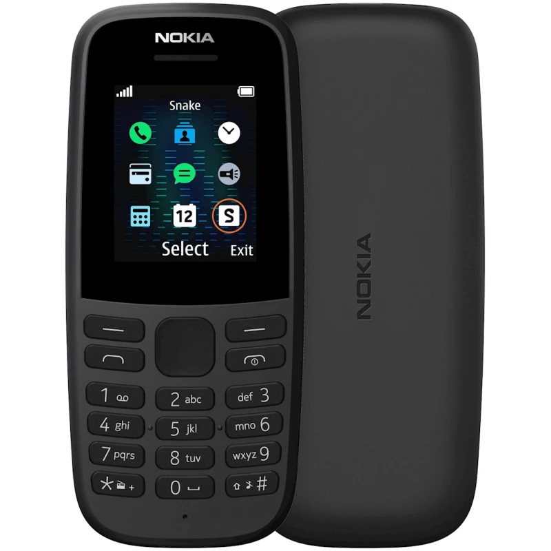 Мобильный телефон Nokia 105 (2019) Black Мобильный телефон Nokia 105 (2019) Black