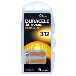 Батарейки Duracell Activair 312